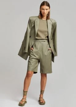 Blossom CLOTHING Irina Slit Pants - Olive