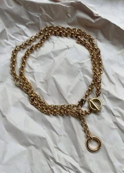 ACCESSORIES Laura Lombardi Isa Chain Necklace - Gold