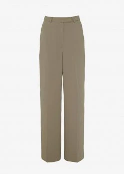 The Frankie Shop Isla Tailored Trousers - Coriander CLOTHING