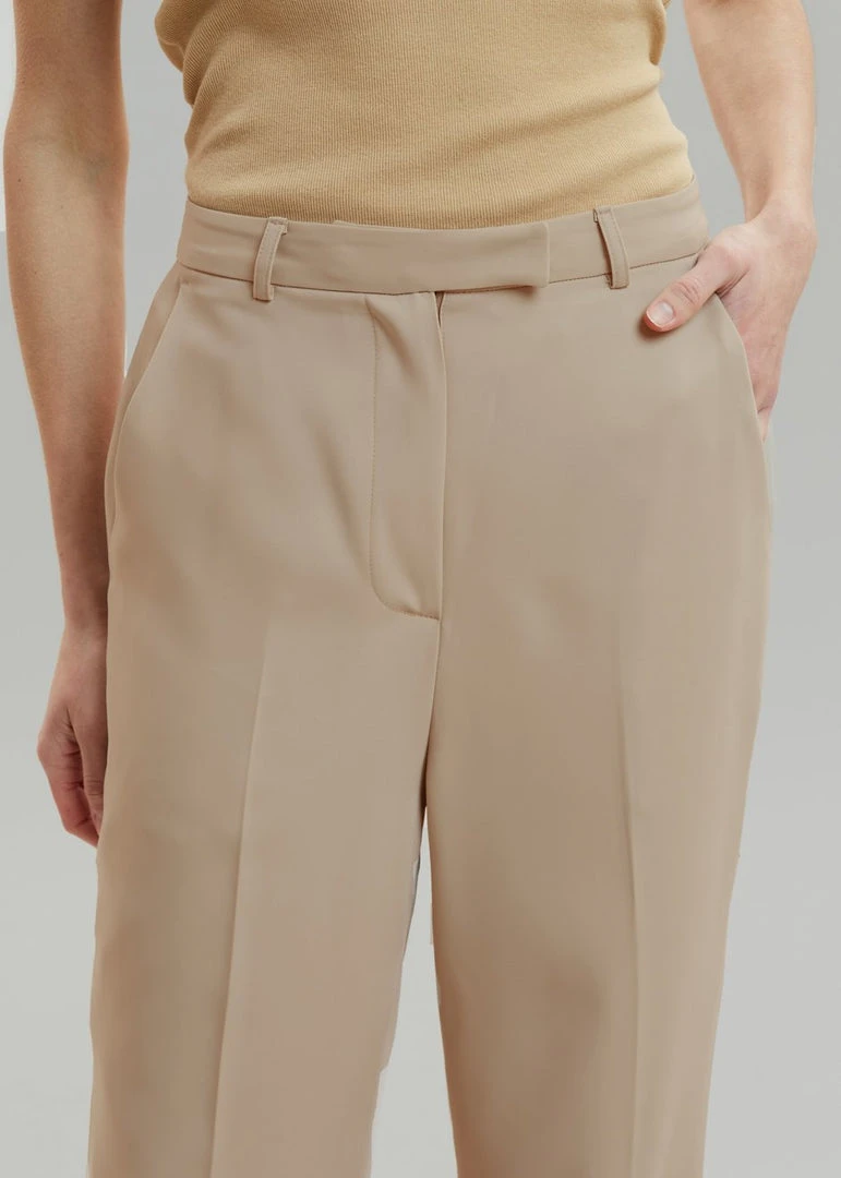 The Frankie Shop CLOTHING Isla Tailored Trousers - Natural