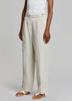 Platz Jago Linen Pants - Sand