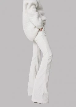 The Frankie Shop CLOTHING Janis Corduroy Pants - White