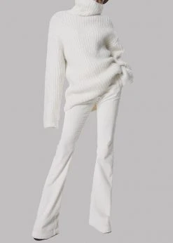 The Frankie Shop CLOTHING Janis Corduroy Pants - White