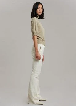 The Frankie Shop CLOTHING Janis Corduroy Pants - White