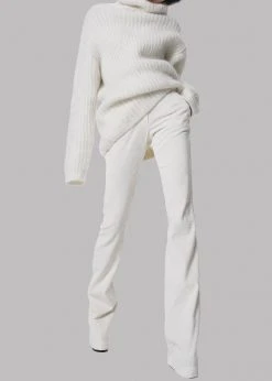 The Frankie Shop CLOTHING Janis Corduroy Pants - White