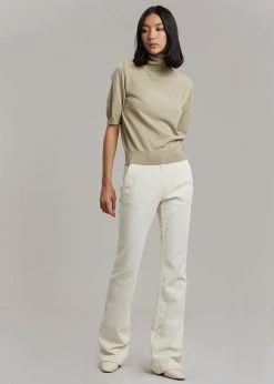 The Frankie Shop CLOTHING Janis Corduroy Pants - White