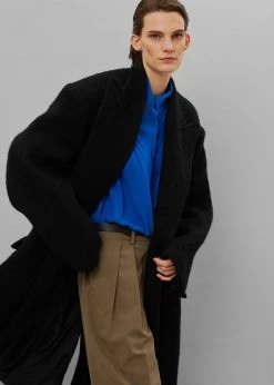 The Frankie Shop CLOTHING John Oversized Coat - Black