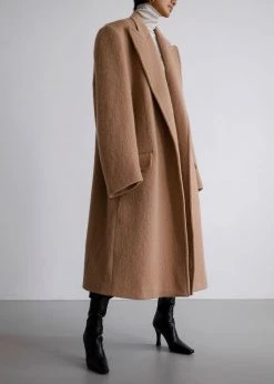The Frankie Shop CLOTHING John Oversized Coat - Camel
