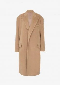 The Frankie Shop CLOTHING John Oversized Coat - Camel