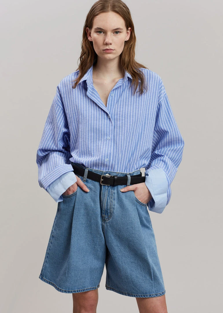 Brick Lane CLOTHING Joss Denim Shorts - Worn Wash