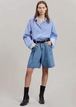 Brick Lane CLOTHING Joss Denim Shorts - Worn Wash