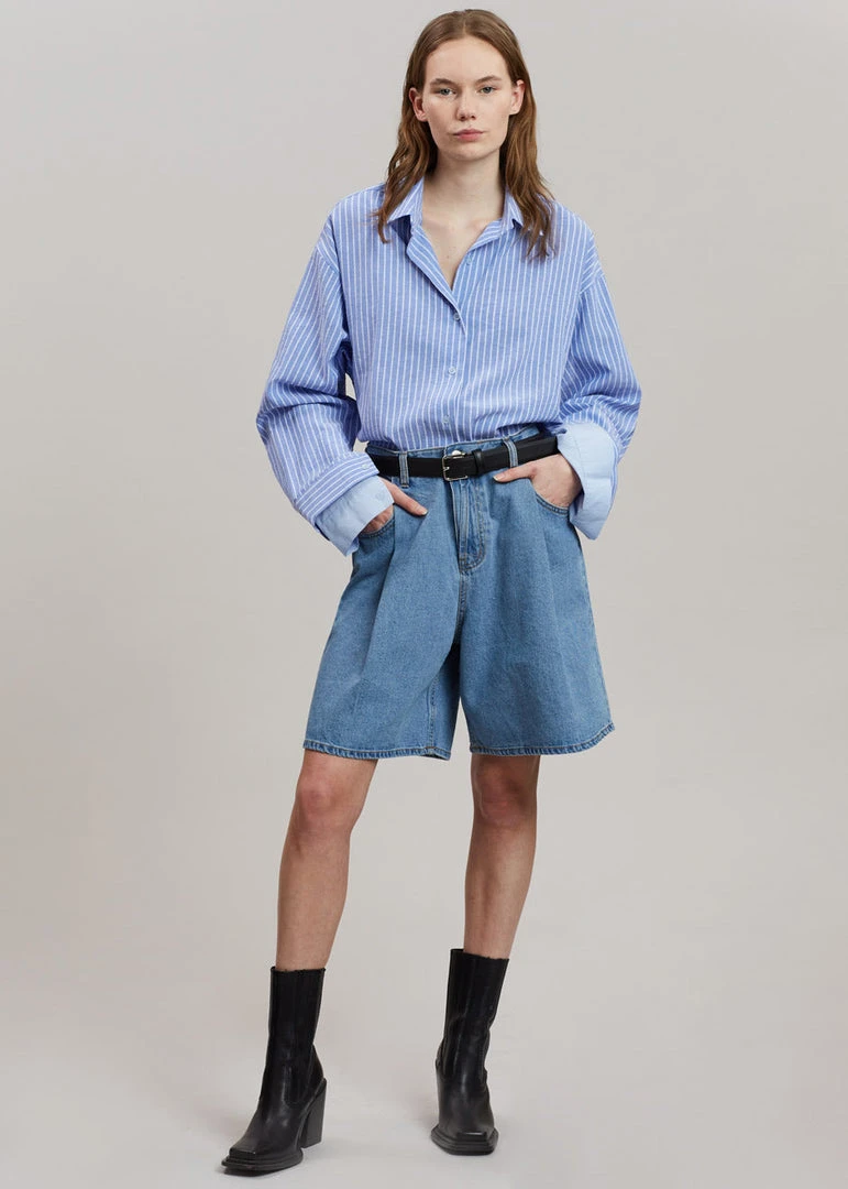 Brick Lane CLOTHING Joss Denim Shorts - Worn Wash