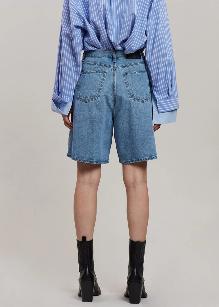 Brick Lane CLOTHING Joss Denim Shorts - Worn Wash