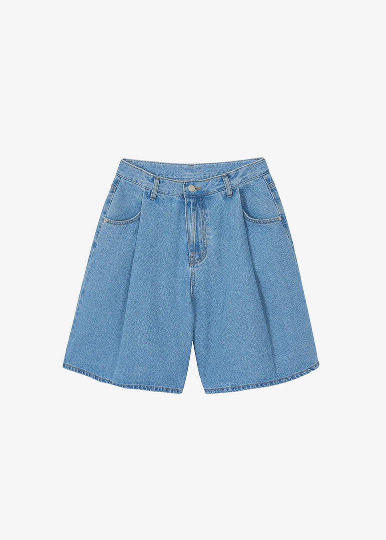 Brick Lane CLOTHING Joss Denim Shorts - Worn Wash