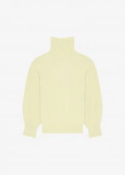 The Frankie Shop CLOTHING Joya Roll Neck Sweater - Lemon
