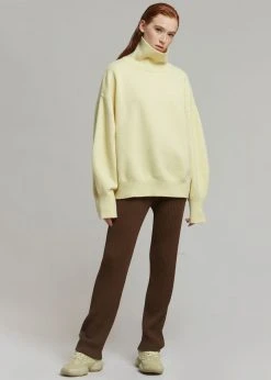 The Frankie Shop CLOTHING Joya Roll Neck Sweater - Lemon