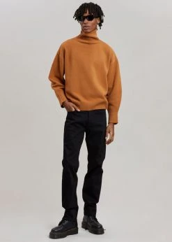 The Frankie Shop CLOTHING Joya Roll Neck Sweater - Terra Cotta