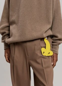 JW Anderson Banana Keyring - Yellow
