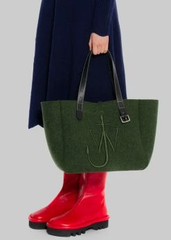 ACCESSORIES JW Anderson Belt Tote - Dark Olive