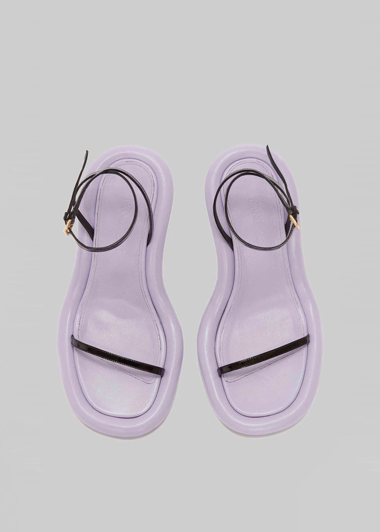 SHOES JW Anderson Bumper Heel Sandal - Lilac/Black