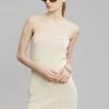 JW Anderson Fitted Camisole Mini Dress - Natural
