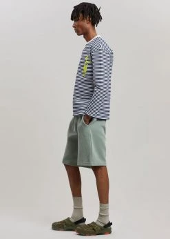 Men JW Anderson Long Sleeve Crewneck Tee - Black/White