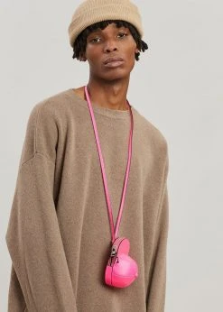 JW Anderson Nano Cap Bag - Neon Pink Men