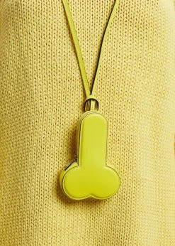 JW Anderson Penis Coin Purse - Yellow