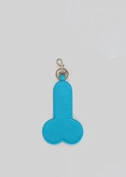 JW Anderson Penis Keyring - Orange/Aqua ACCESSORIES