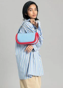 JW Anderson The Bumper Baguette - Blue/Red/Black