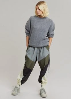 Black Fuchsia CLOTHING Kahlo Joggers - Green Combo