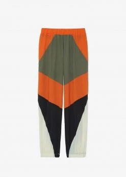 Black Fuchsia CLOTHING Kahlo Joggers - Orange Combo