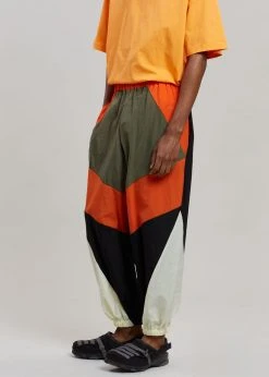 Black Fuchsia CLOTHING Kahlo Joggers - Orange Combo