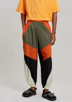 Black Fuchsia CLOTHING Kahlo Joggers - Orange Combo