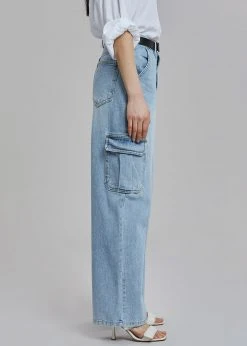 Varial Kai Cargo Denim Pants - Worn Wash CLOTHING