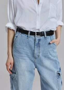 Varial Kai Cargo Denim Pants - Worn Wash CLOTHING