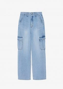 Varial Kai Cargo Denim Pants - Worn Wash CLOTHING