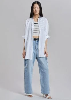 Varial Kai Cargo Denim Pants - Worn Wash CLOTHING