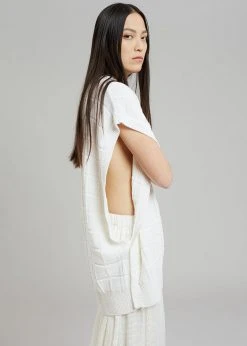 Another J CLOTHING Kami Knit Dress - White