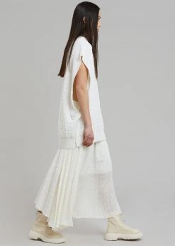Another J CLOTHING Kami Knit Dress - White