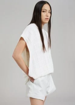 Another J CLOTHING Kami Knit Dress - White