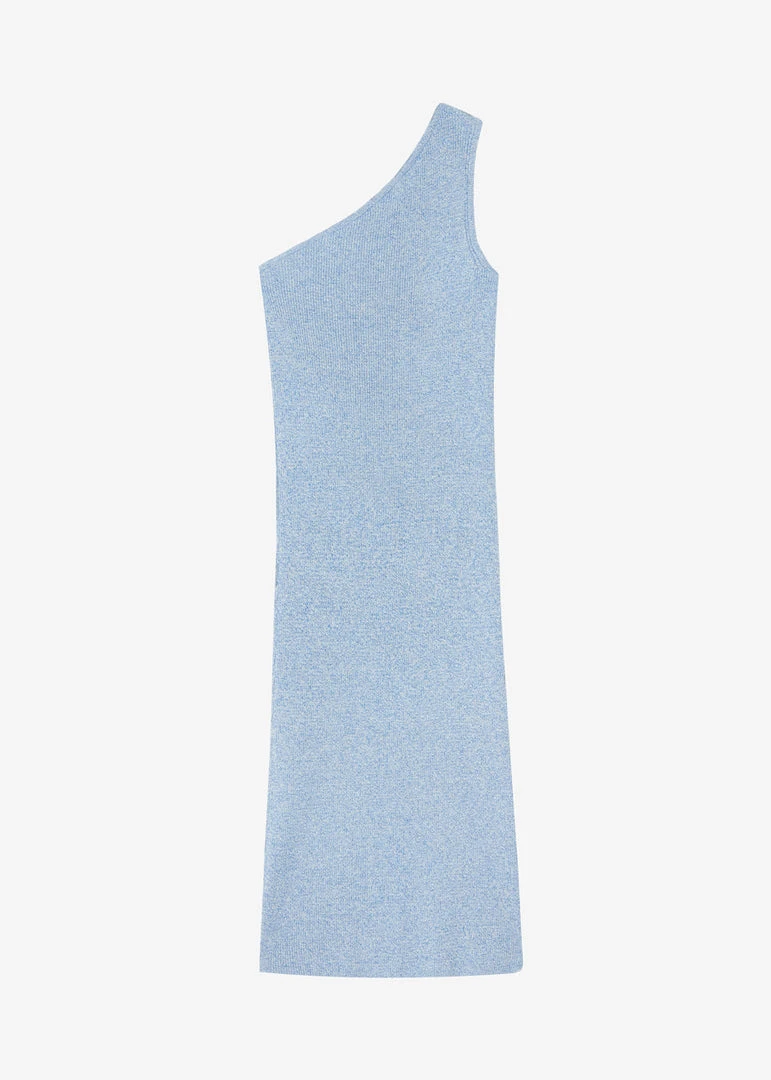 The Frankie Shop Kawa Knit Dress - Blue