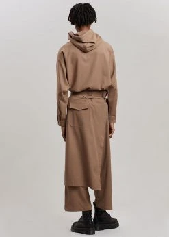 The Frankie Shop Men Keanu Wrap Pants - Hazelnut