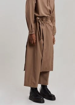 The Frankie Shop Men Keanu Wrap Pants - Hazelnut