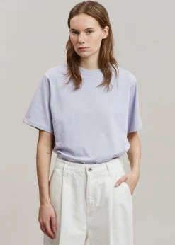 Cafe Noir Kelvin Tee - Lilac CLOTHING