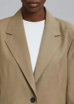 The Frankie Shop Kenya Blazer - Taupe