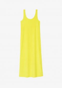 The Frankie Shop CLOTHING Kisu Terry Dress - Yellow