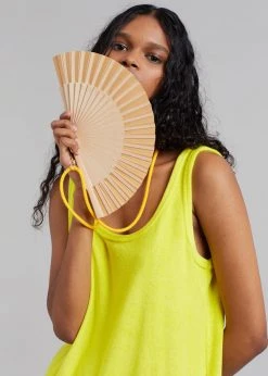 The Frankie Shop CLOTHING Kisu Terry Dress - Yellow