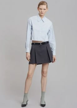 3.another Kitou Mini Skirt - Charcoal CLOTHING