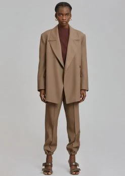 The Frankie Shop Kobus Blazer - Hazelnut